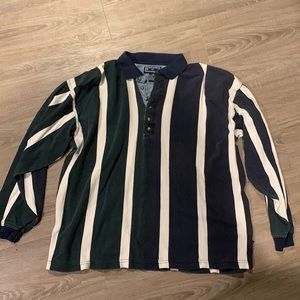 Vintage 90’s Men’s large Drummer Boy Striped long sleeve shirt